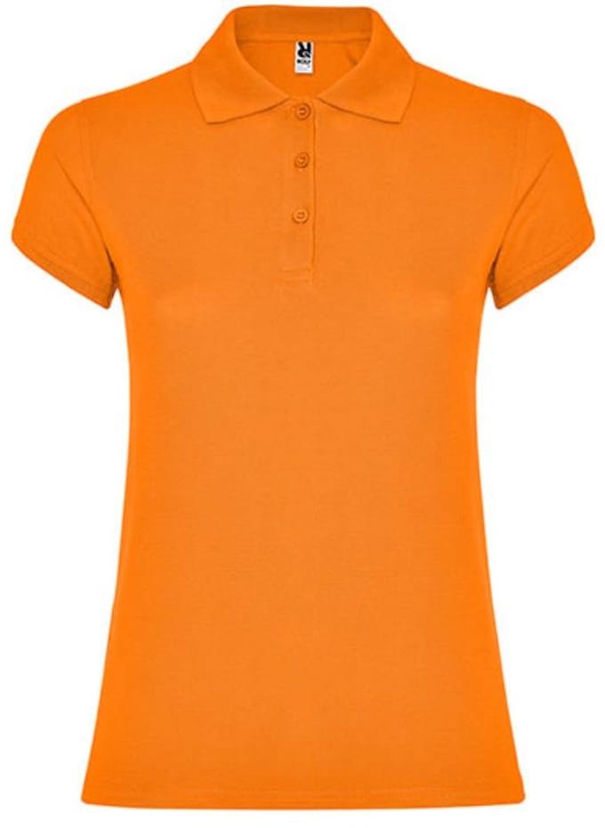 Roly - Star Dames Polo - Orange 31 maat XL