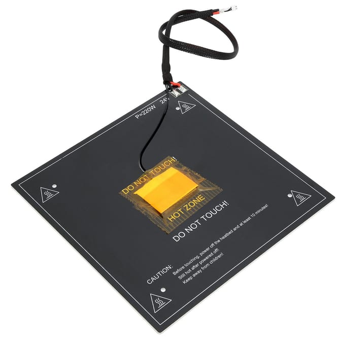 Printer Verwarmd Bed voor Creality 3D Ender?3 Verwarmde Pad Plaat Industriële Accessoires brown