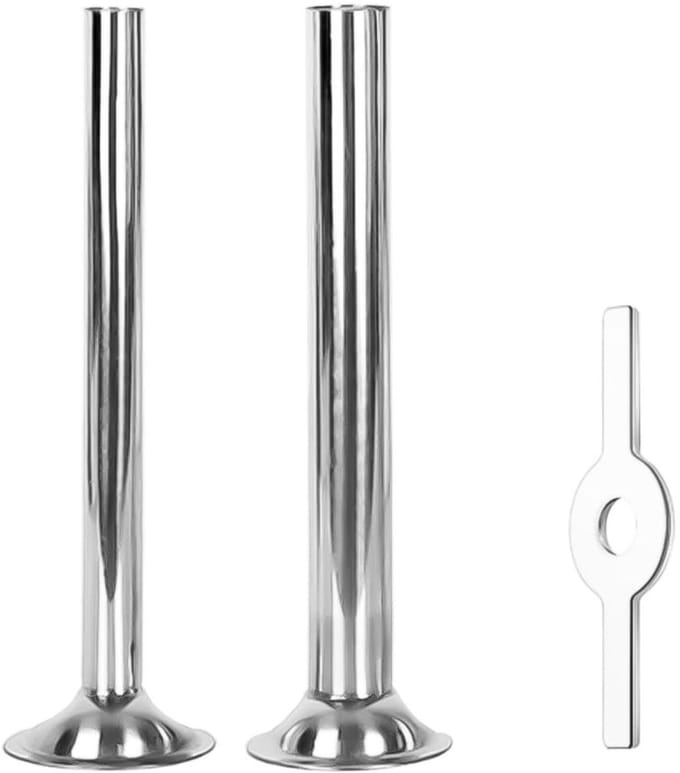 Zylo® Worstenvuller - Worstenmaker - Worstmaker - Worstmachine - Worstenvul Machine - 3pcs Worstenbuizenset - 5x5x3cm - Zilver