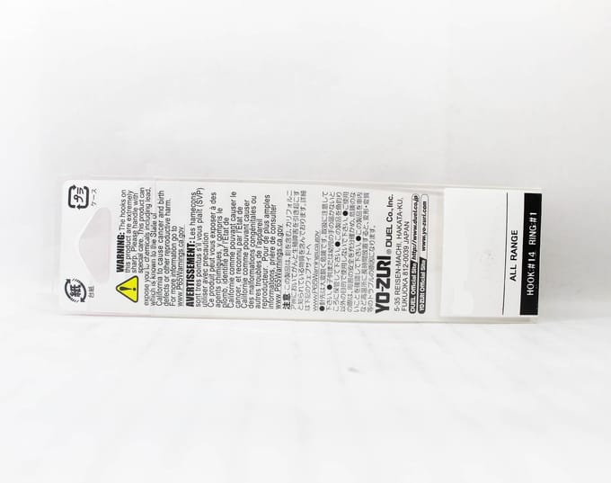 Yo Zuri 3DR-X Flat Heavy Minnow 40S Zinkend Aas R1541-MGPC (7046) white