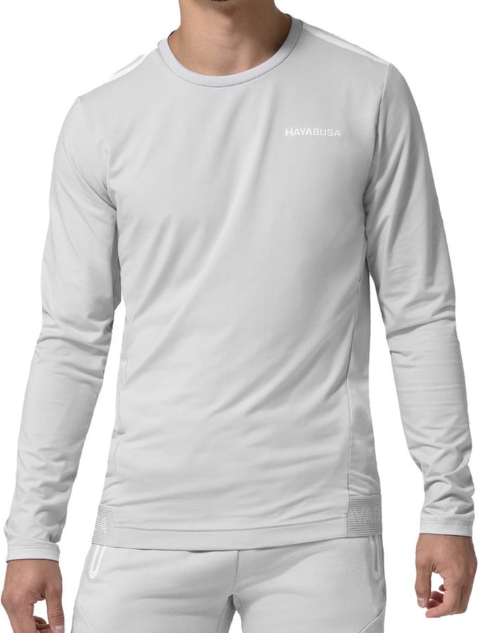 Hayabusa Athletic Long Sleeve Trainingshirt - Heren - Lichtgrijs - maat M