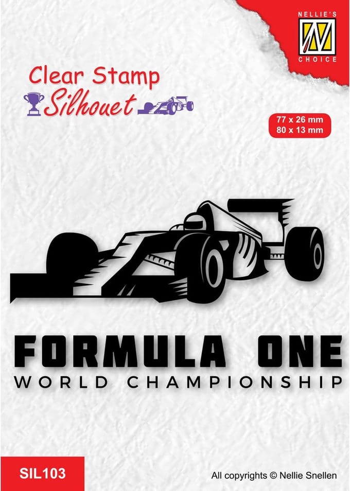 Nellie Snellen Silhouet Clear Stempels Formula One Serie-2
