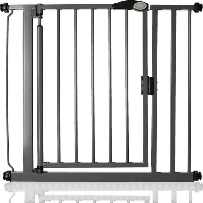 Safetots Self Closing Klemhek, Traphekje, 82,2cm - 89,2cm, Grijs