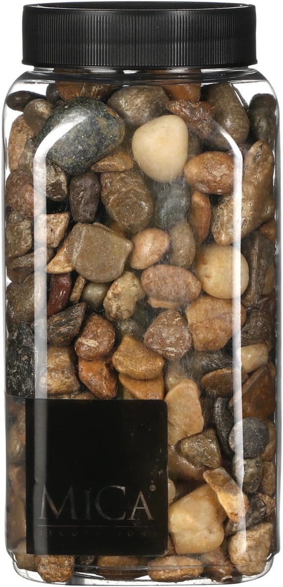 Bruin Decoratie Steentjes - 650ml - Mica Decorations