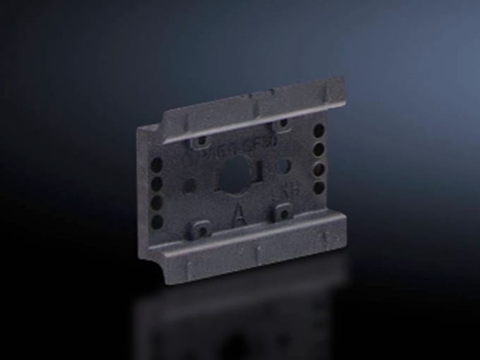 Rittal SV 9342.930 9342.930 DIN-rail OM-adapter Geperforeerd Polyamide 5 stuk(s)