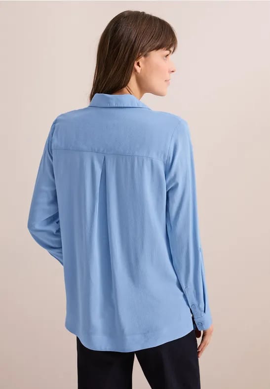Blouse in effen kleur