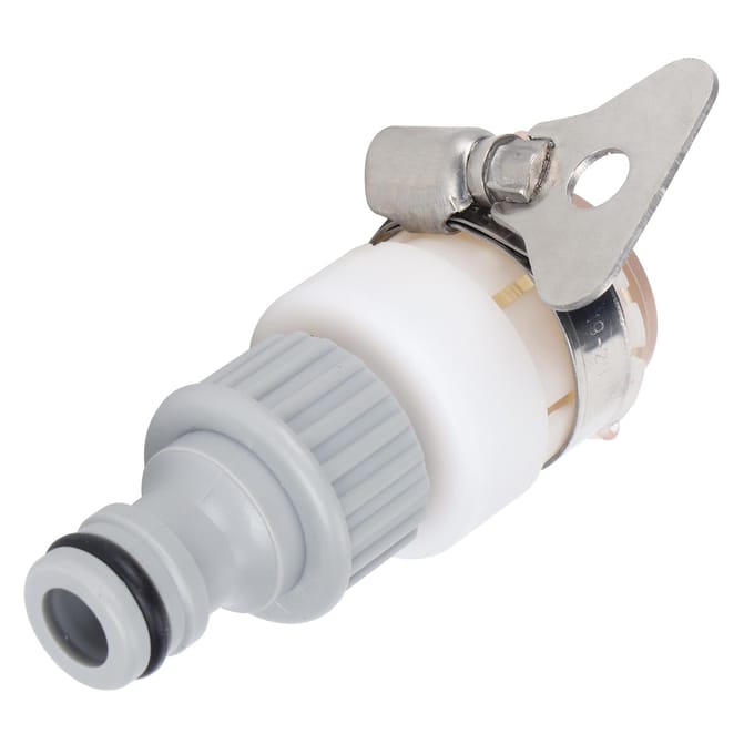 G1/2 G3/4 Tuinslang Connector Snelkoppeling Universele Adapter voor Autowas Irrigatie white
