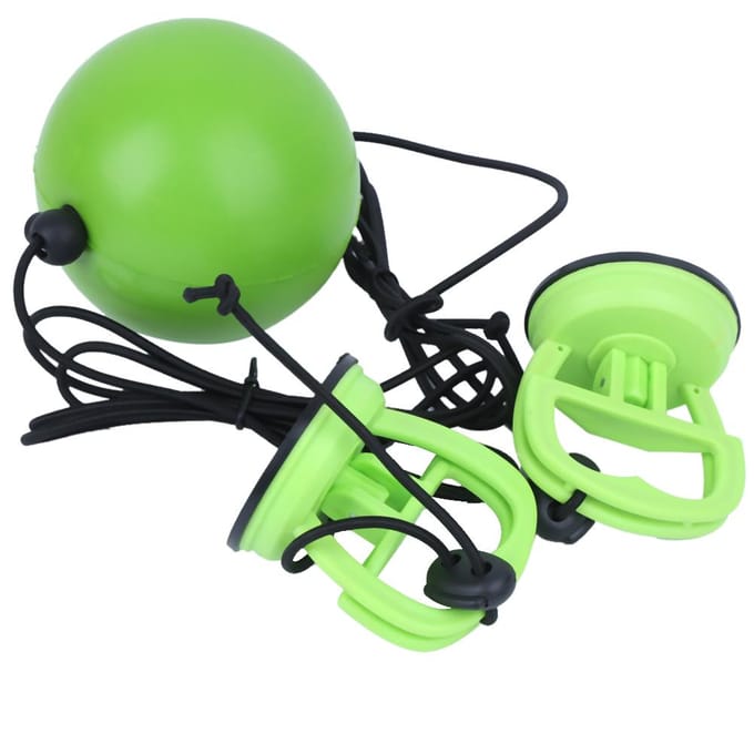 Ballon de boxe à suspension à ventouse pour entraînement à domicile green