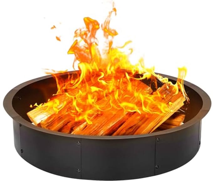 Draagbare DIY Vuurkorf Ring voor Buiten