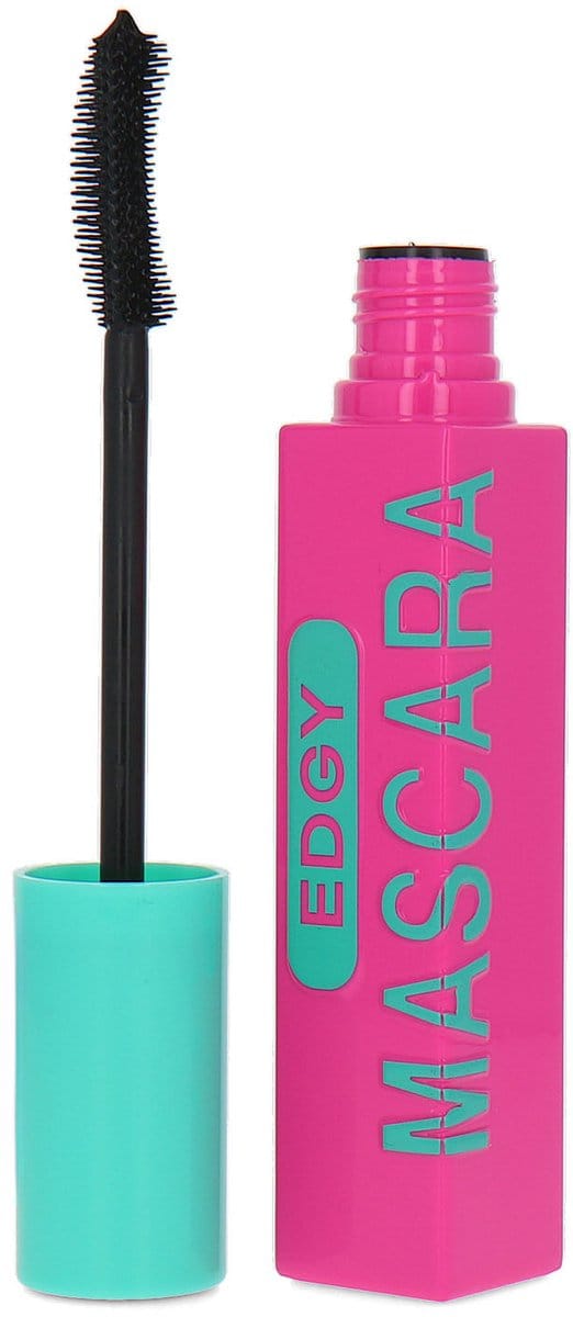 W7 Edgy Curved Brush Mascara - Blackest Black