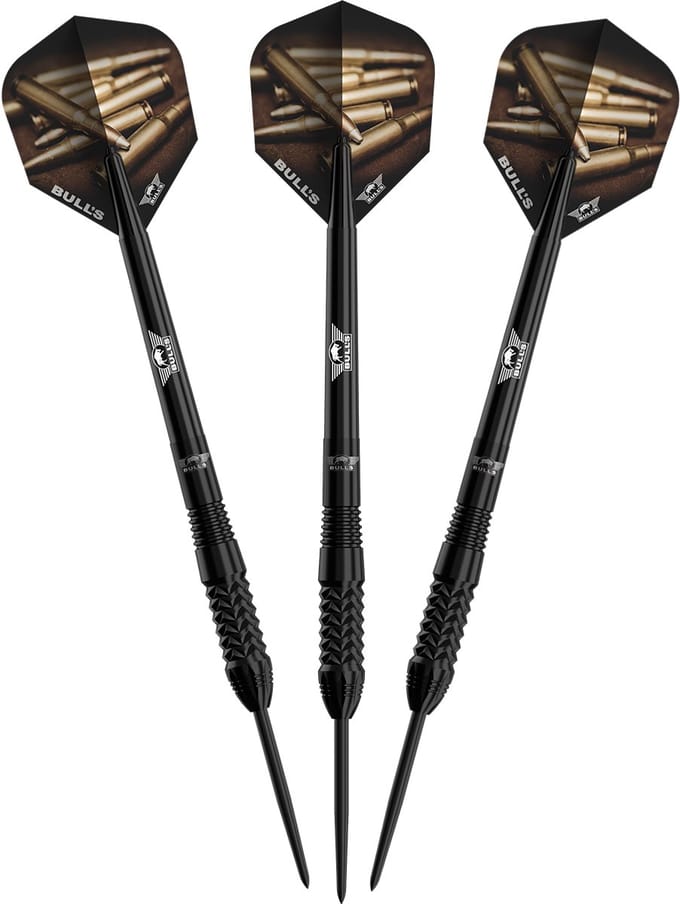 Bull's Caliber Black 90% - Dartpijlen - 22 gram