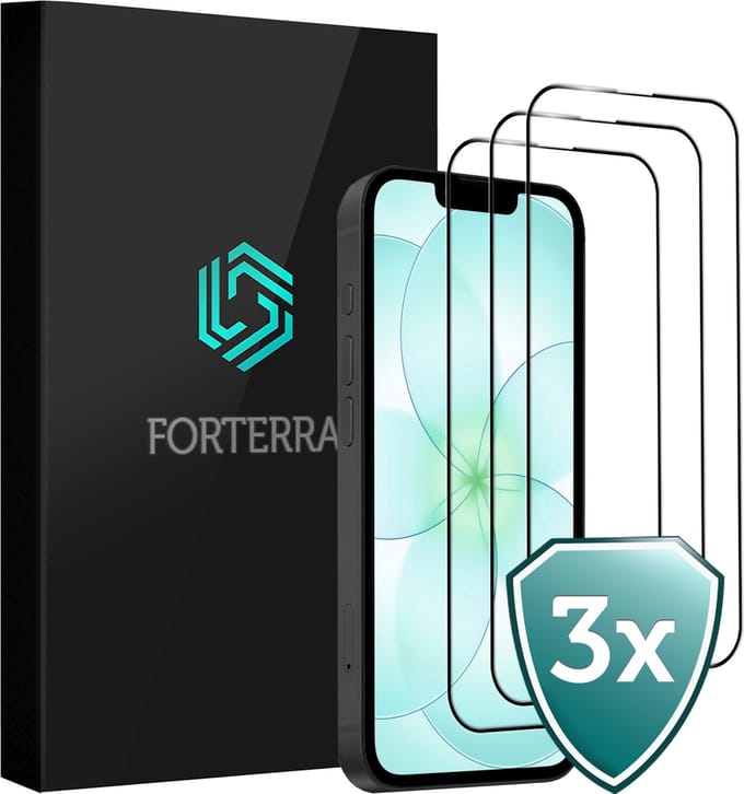 Screenprotector 3 Stuks - Geschikt voor Apple iPhone 17e - Full Cover - Beschermglas - Gehard Glas - Tempered Glass - Screen Protector