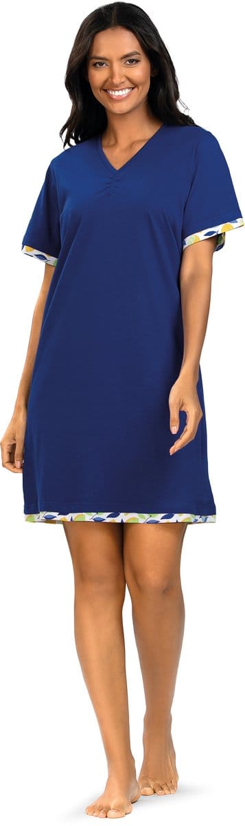 Dames Nachthemd 'Royal Blue'