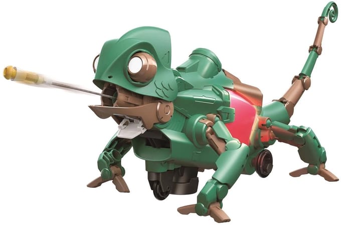 Construct & Create Hydraulic The Chameleon – Experimenteerset - reageert op kleuren - bevordert coderen - Bouwset - Robot Bouwpakket