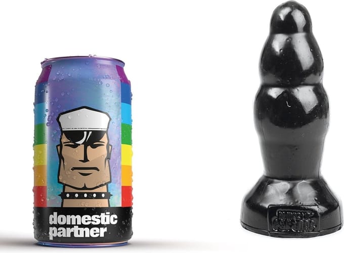 Domestic Partner - Butt Bullet - Buttplug - 15 x 5 cm - Zwart