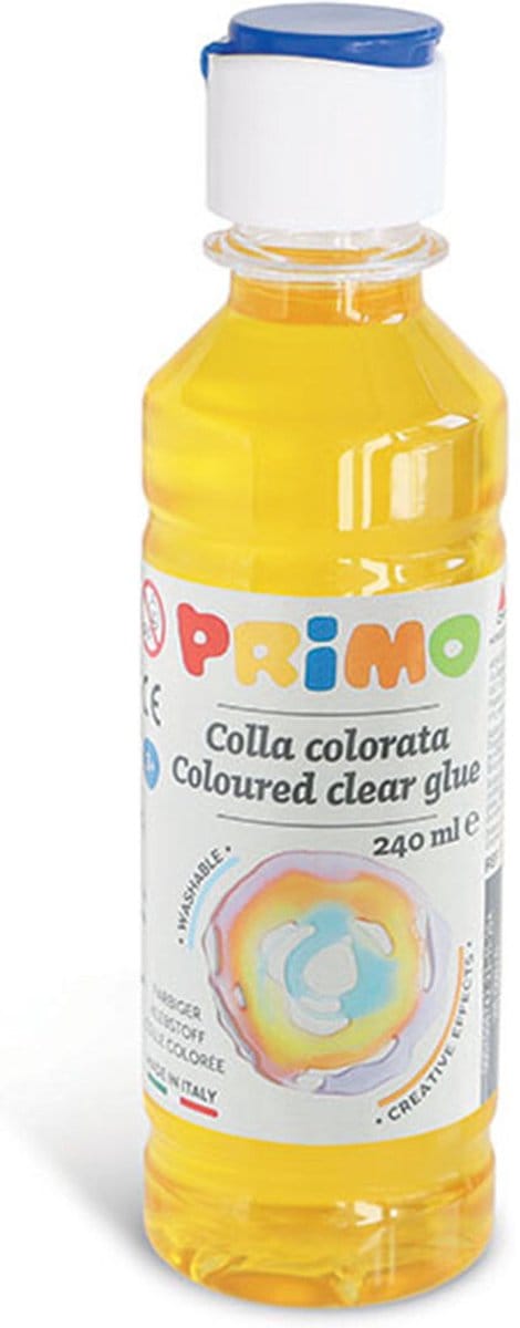 Primo Lijm op waterbasis geel 240ml - Creatieve knutsel lijm.