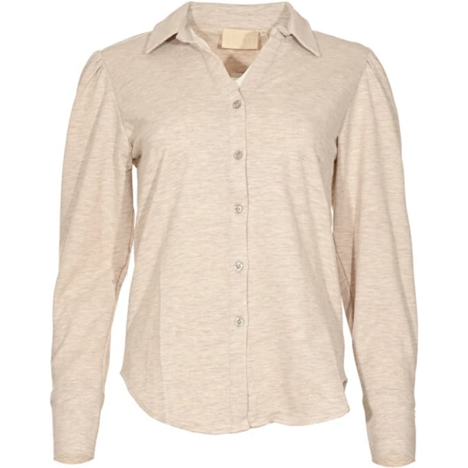 MAICAZZ Payden blouse fa25.20.008 dark sand
