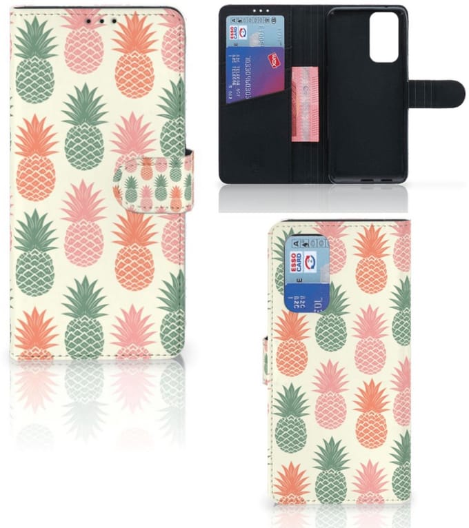 OnePlus 9 Pro Book Cover Ananas