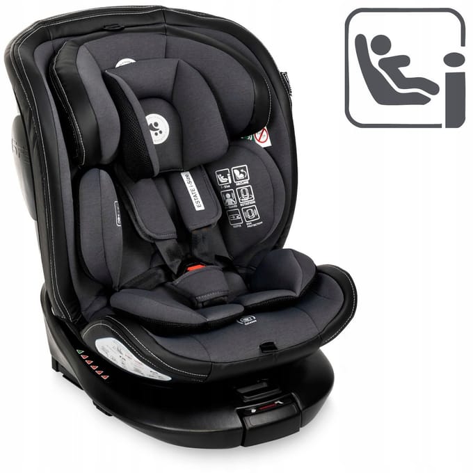 Lorelli Estate Autostoel 360° ISOFIX i-Size 40-150cm Grijs