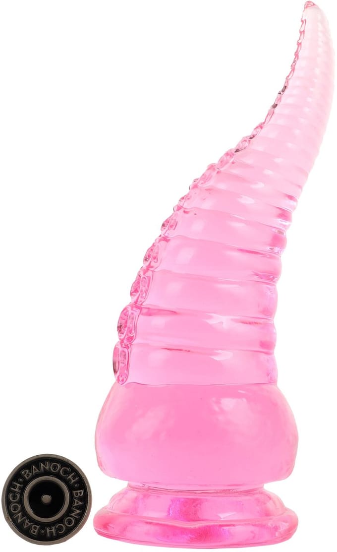 Banoch | Dildo fantasy octopus tentacle | roze | met zuignap | Monster creature