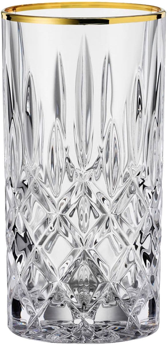 Nachtmann Longdrinkglazen Noblesse Gold - 375 ml - 2 stuks