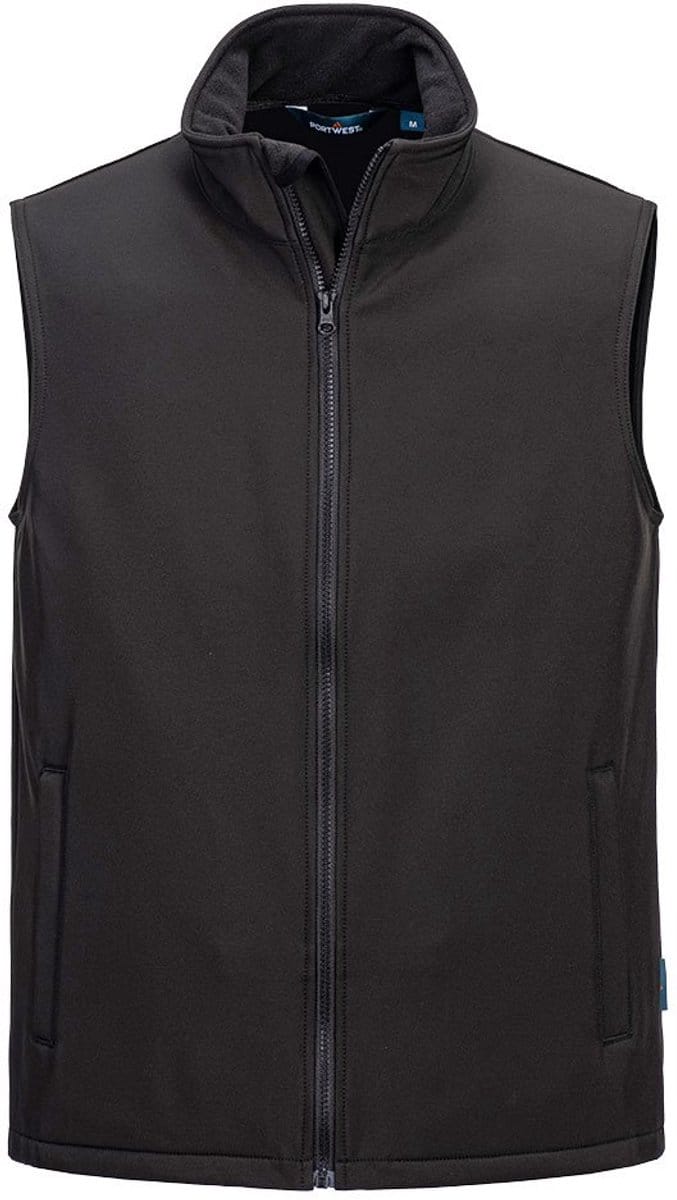 Portwest Print & Promo Softshell Gilet (2L) TK22 - Zwart - S