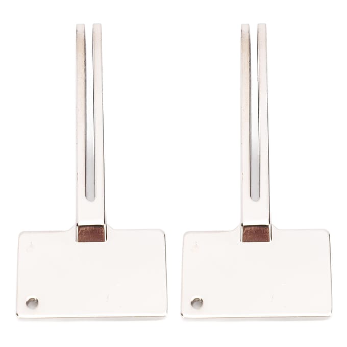 2 Stuks Tandpasta Knijper Roestvrij Staal Buis Roller Perser Knijper met Ophanggat white