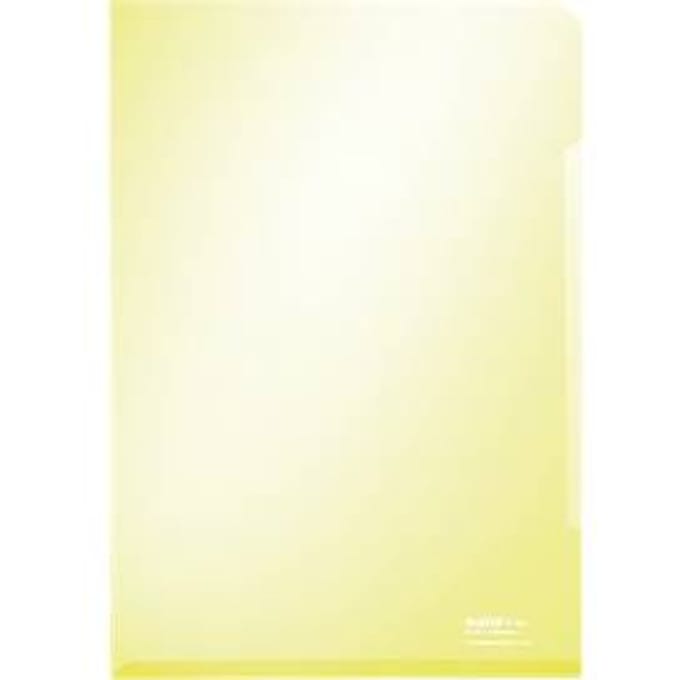LEITZ® zichtmap Premium 4153, A4, glad, 100 stuks, geel