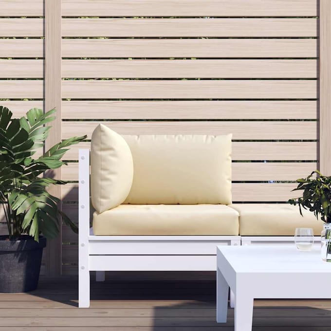 vidaXL - Palletkussens - 3 - st - oxford - stof - beige