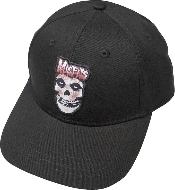 Misfits - Blood Drip Skull Snapback Pet - Zwart