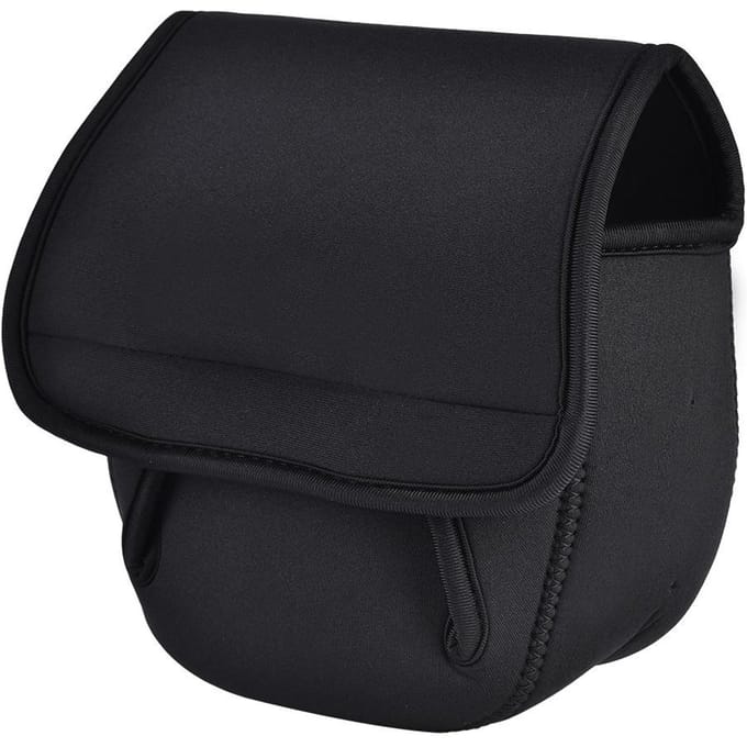 Housse de protection pour moulinet à tambour LEO, durable, accessoire de pêche(S) Small black