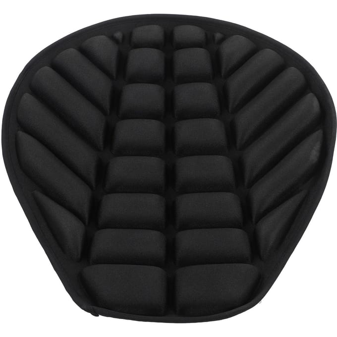 Motorzadelkussen Schokabsorptie Afkoeling Ademend Drukverlichting 3D Comfortabel Kussen black