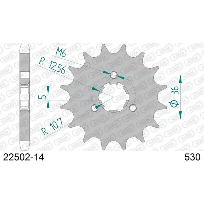 Motortandwiel Afam 530