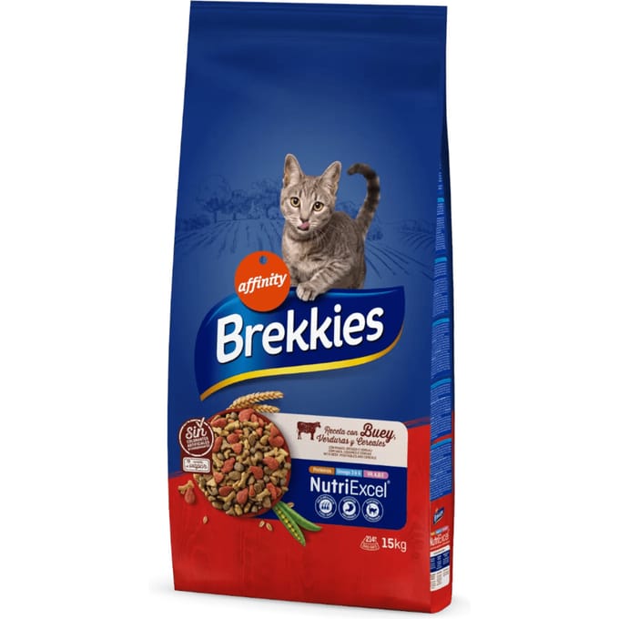 15kg Brekkies Rund Kattenvoer