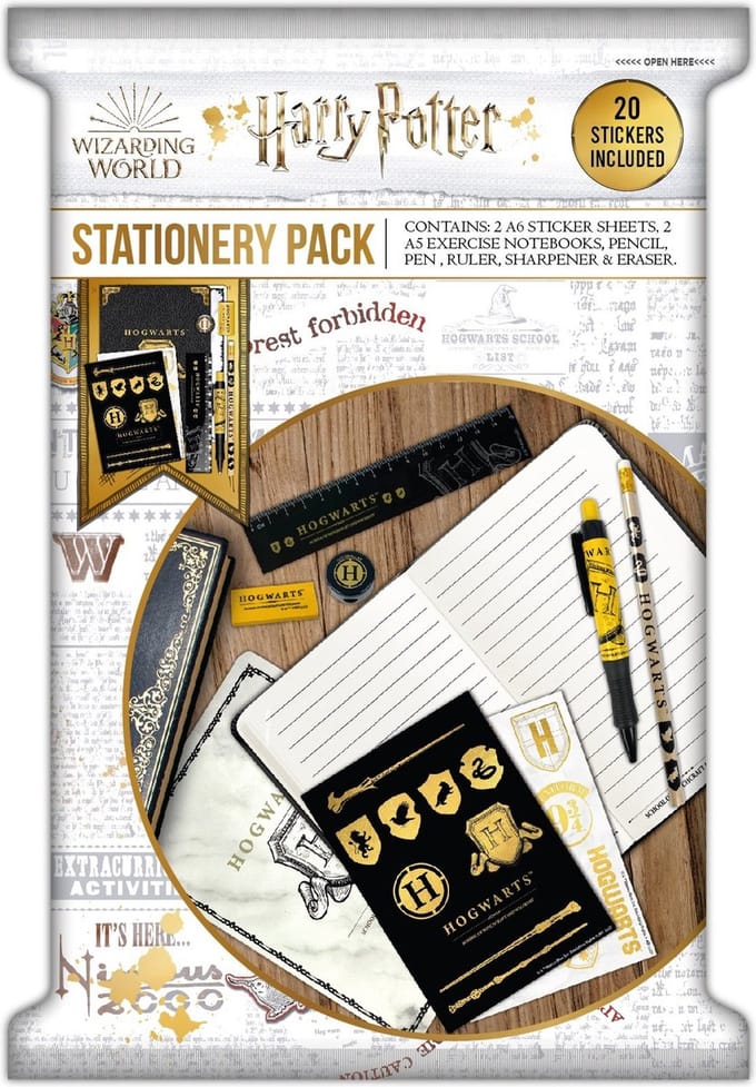 Harry Potter - Hogwarts - Schrijfset met Papier