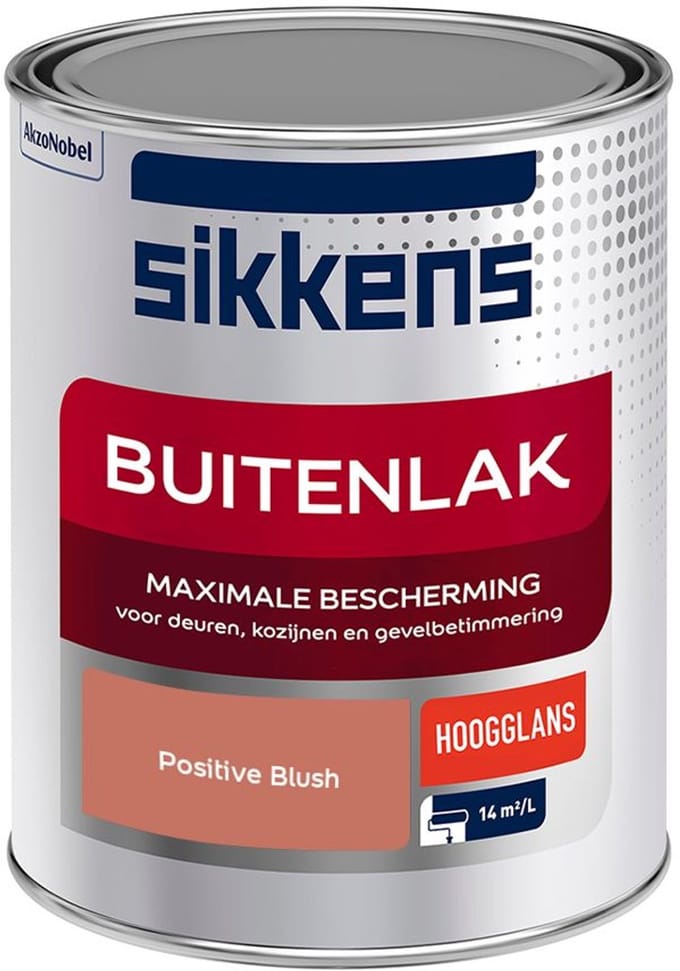 Sikkens - Buitenlak Hoogglans - Positive Blush - Mengverf - 1 L