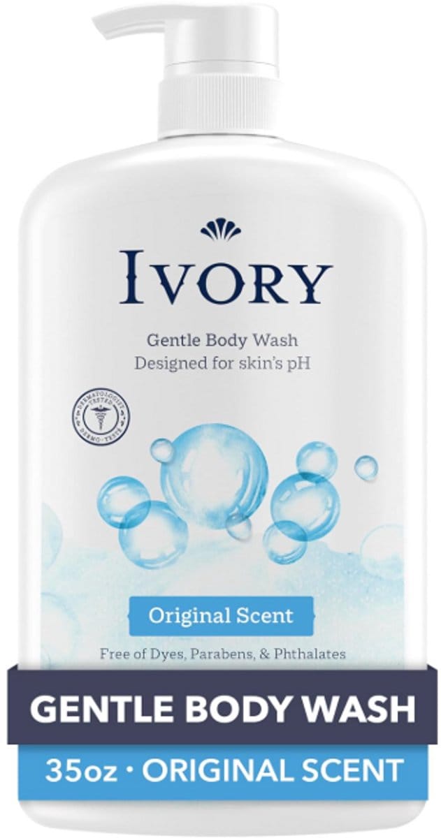 Ivory - Mild and Gentle Body Wash - Original Scent - Douchegel - 1.03L