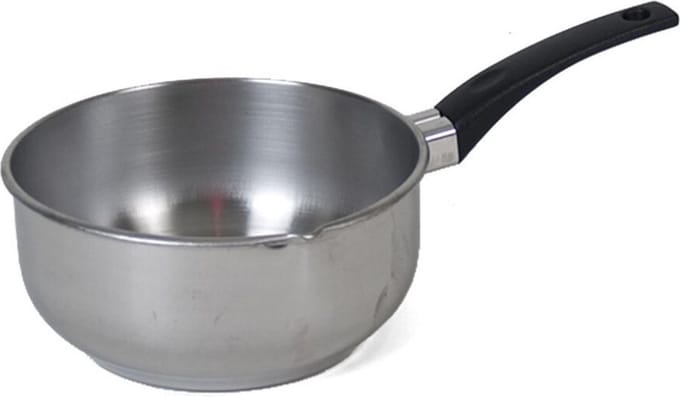 Gerimport Steelpan - RVS - sauspan - 14 cm - geschikt voor alle warmtebronnen