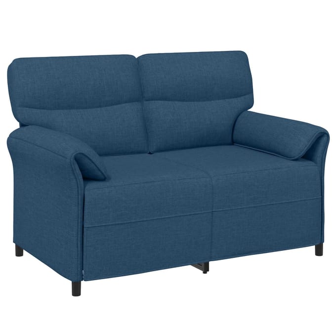 vidaXL - Bank - 100% - polyester - metalen - frame - MDF, - Multiplex
