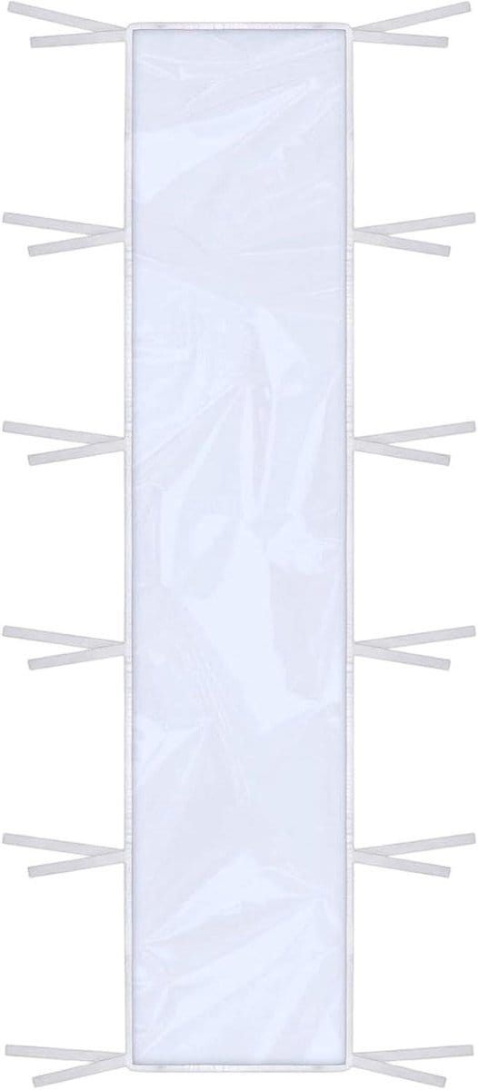 Dakgoot Set - Waterafvoer Accessoires - Buiten Beschermen - Efficiënte Regenafvoer - 230 x 45 cm - Transparant