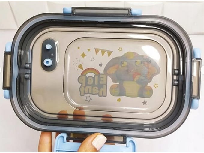 Verk Group - Lunchbox - Blauw - Met Sluitsysteem - Met Riem