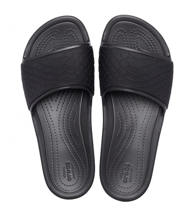 Crocs Sloane Snake Low Slide Zwart Maat 34/35 US 5