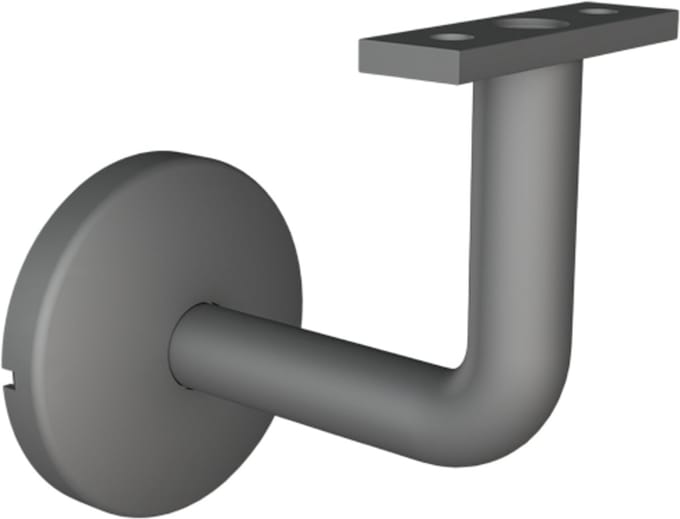Kordo - Wandsteun voor leuning - Opalu - Grijs aluminium