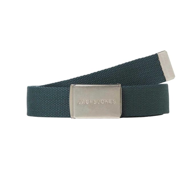 Jack And Jones Canvas geweven riem heren (Bosgroen)