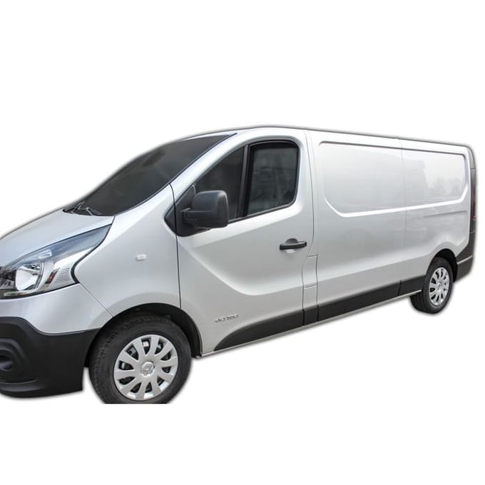 Wind deflectors - Nissan NV300 (2016-2021) - Aerodynamisch - Gekleurd - Set 2 stuks