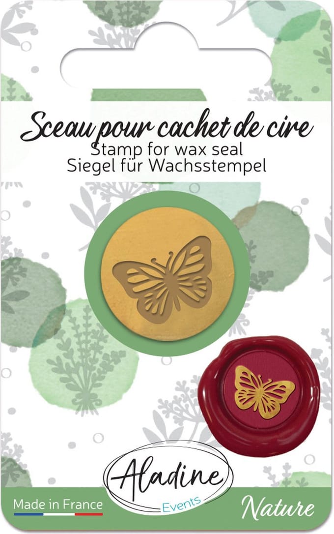 Aladine Aladine Zegel Wax Stempel Vlinder