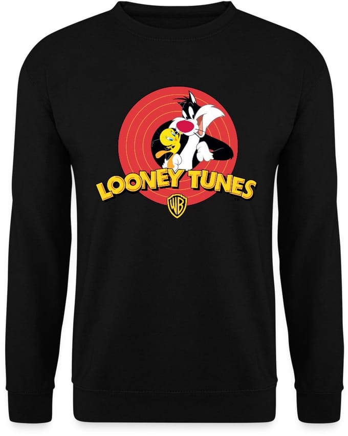Looney Tunes Sylvester And Tweety Sweater Heren