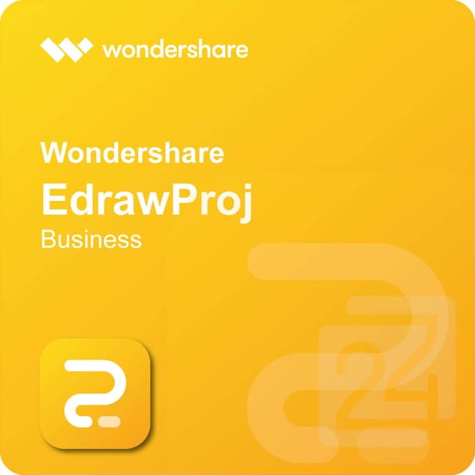 Wondershare EdrawProj Business 1 Jaar