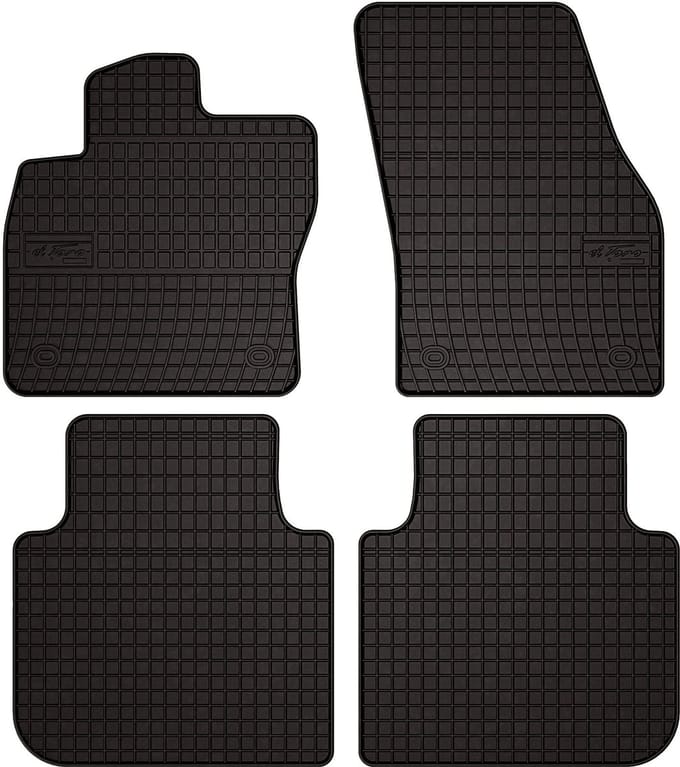Wielganizator SolidPRO Serie - Zwarte Rubberen Automatten - Seat Tarraco - Perfecte Pasvorm - Verstevigd
