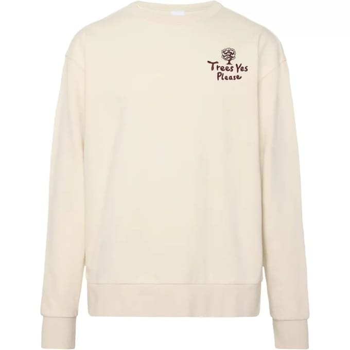 Loszittend sweatshirt KnowledgeCotton Apparel camp print